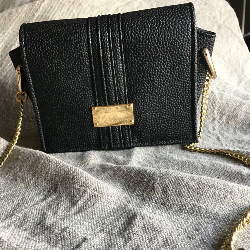 Alexandra K black vegan purse